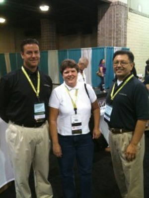 Marcia with Ancestry.com's Expert Connect Team at FGS Knoxville Conference in 2010, photo courtesy of Ancestry.com's, Expert Connect, used by permission.